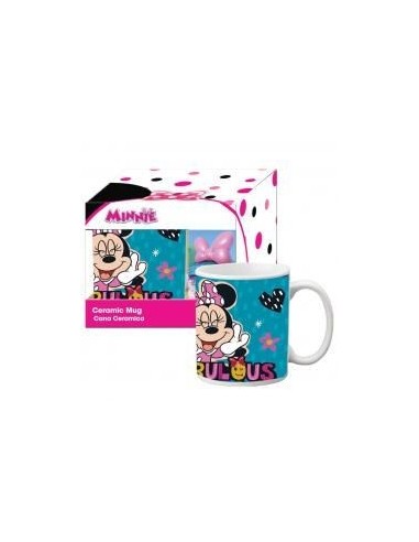 Taza gb eye ceramica minnie en caja regalo