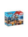 Playmobil starter pack stuntshow quad con rampa de fuego