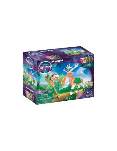 Playmobil ayuma forest fairy con animal del alma