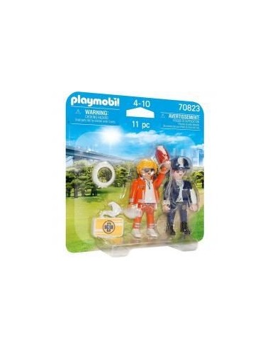 Playmobil duo pack doctor y policia