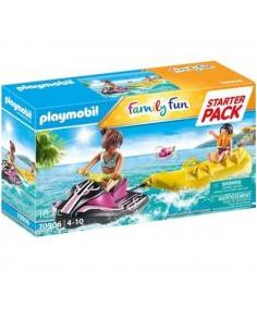 Playmobil starter pack moto de agua con bote banana