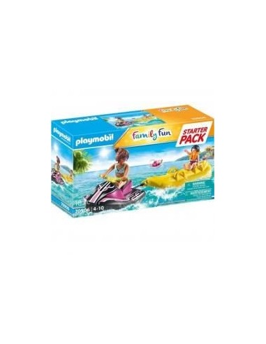 Playmobil starter pack moto de agua con bote banana