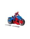 Figura hasbro marvel spider man moto arácnida