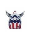 Mini mochila loungefly marvel falcon capitán américa cosplay