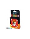 Set 4 posavasos one piece -  jolly rogers