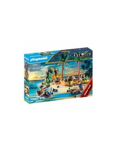 Playmobil isla del tesoro con esqueleto