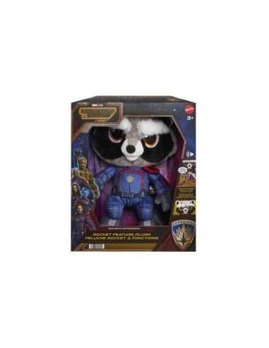 Peluche mattel marvel guardianes de la galaxia rocket