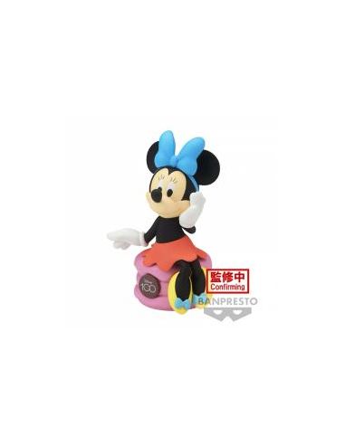 Figura banpresto disney characters sofubi 100th anniversary minnie mouse 11cm