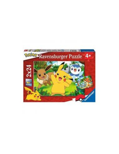 Puzzle ravensburger pokemon 2x24 4+