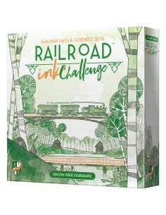 Juego de mesa railroad ink: edicion verde pegi 8