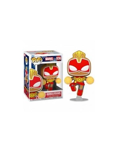 Funko pop marvel navidad galleta jengibre capitana marvel 50661