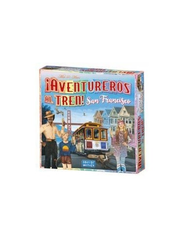 Juego de mesa aventureros al tren san francisco pegi 8