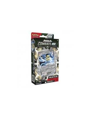 Juego de cartas pokemon tcg baraja de combate houndoom - melmetal q1 2024 español