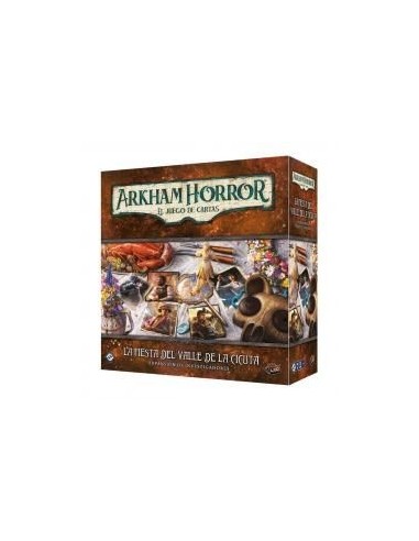 Juego de mesa arkham horror lcg la fiesta del valle de la cicuta expansion investigadores edad recomendada 14 años