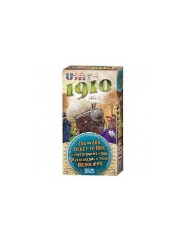 Juego de mesa ¡aventureros al tren! usa 1910 pegi 8