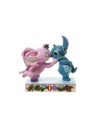 Figura enesco disney lilo & stitch stitch y angel con muérdago