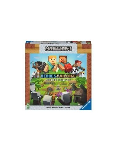 Juego de mesa ravensburger minecraft heroes of the village +7