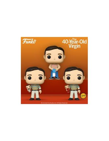 Caja sorpresa funko cine virgen a los 40 andy en sus tres variantes