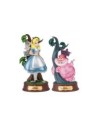 Set de 2 figuras mini dstage disney alicia en el pais de las maravillas color especial