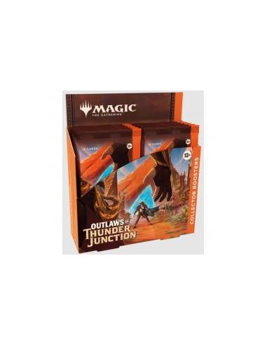 Juego de cartas magic the gathering outlaws of thunder junction caja de sobres coleccionista inglés