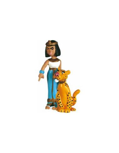 Figura plastoy asterix & obelix reina cleopatra egipto pvc