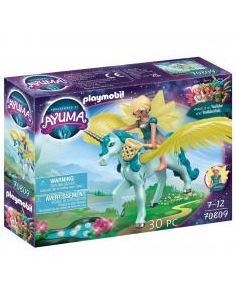 Playmobil crystal fairy con unicornio