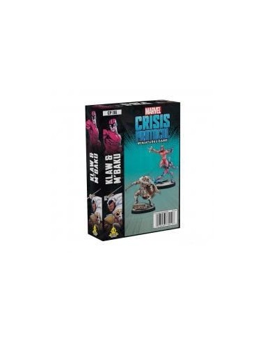 Juego de mesa marvel crisis protocol klaw and m´baku (ingles)