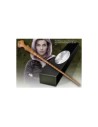 Replica the noble collection harry potter nymphadora tonks varita con caja y placa de identificacion