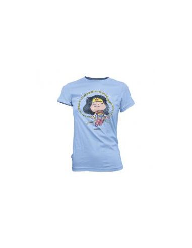Camiseta funko pop super cute tee dc wonder woman con cuerda talla l niña 23301