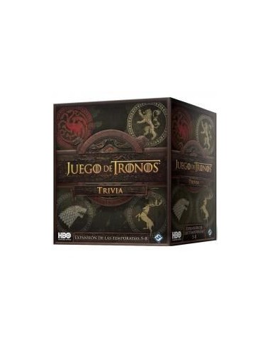 Juego de mesa asmodee juego de tronos trivia temporada 5 - 8 pegi 18