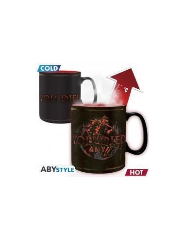 Taza termica abystyle dark souls -  you died - bonfire lit