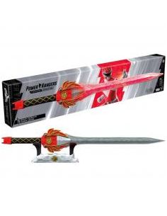 Replica hasbro espada poder ranger rojo replica escala 1:1 power rangers mighty morphin collection