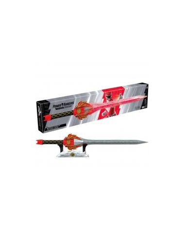 Replica hasbro espada poder ranger rojo replica escala 1:1 power rangers mighty morphin collection