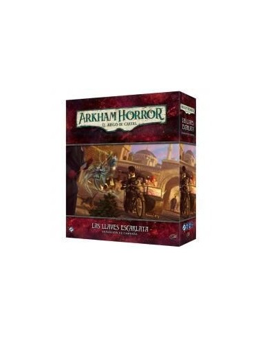 Juego de mesa arkham horror lcg las llaves escarlata expansion campaña pegi 14