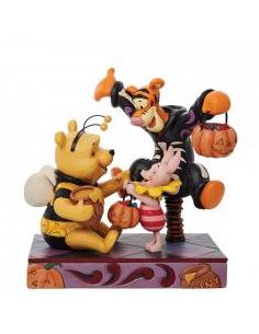 Figura decorativa enesco disney winnie the pooh y amigos halloween