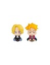 Figura megahouse look up one piece sabo & marco con regalos sorpresa