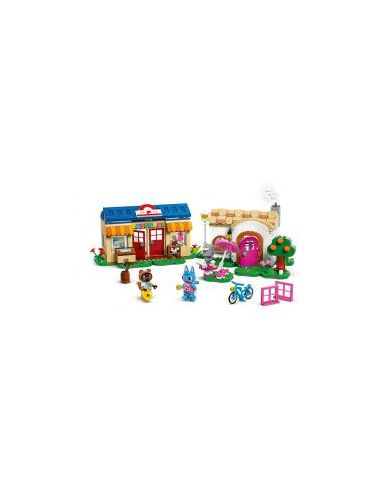 Lego animal crossing mininook y la casa de minina