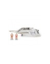 Figura jazwares star wars nave deluxe snowspeeder con figura