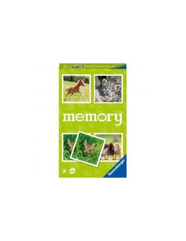 Juego de mesa ravensburger memory animal baby bag