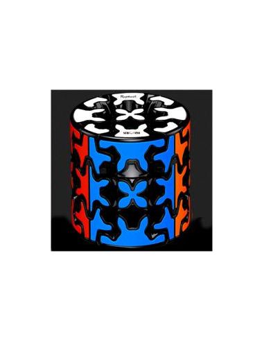 Cubo de rubik qiyi gear barrel 3x3 bordes negros