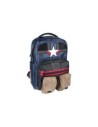 Mochila casual cerdá marvel capitan america vengadores multicolor 48 cm