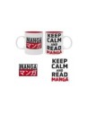 Taza keep calm and read manga