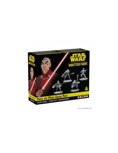 Juego de mesa star wars shatterpoint twice the pride count dooku squad pack