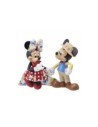 Figura enesco disney mickey y minnie botanica