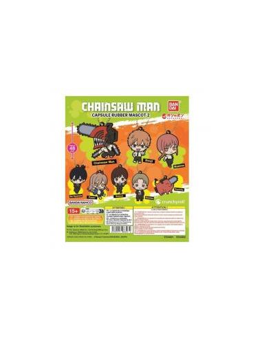 Set gashapon lote 40 articulos chainsaw man rubber mascot 2