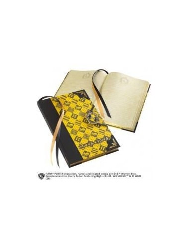 Libreta diario the noble collection harry potter hufflepuff cierre especial