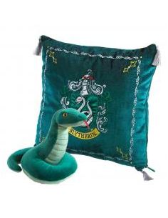Peluche pack the noble collection harry potter serpiente mascota slytherin + cojin slytherin