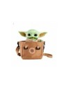 Peluche electronico con bandolera mattel star wars the mandalorian the child baby yoda 28 cm