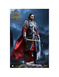 Figura star ace el señor de los anillos aragorn 2.0 version deluxe real master serie 22.5 cm