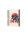 Cuaderno a5 tapa forrada dc comics batman